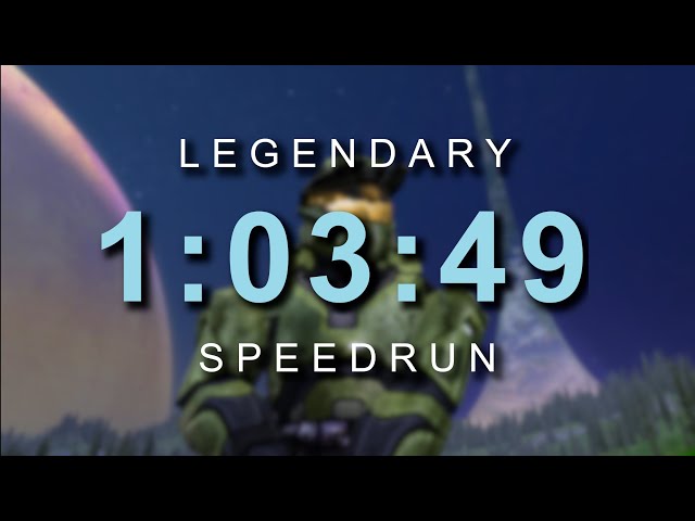 Halo: CE in 1:03:49 - Legendary Speedrun