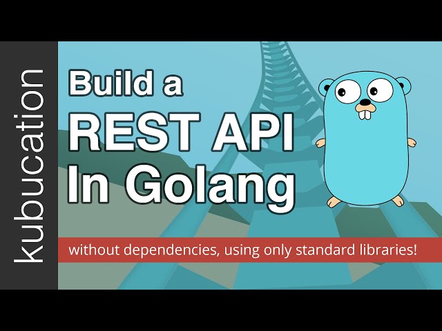 Let's build a REST API in Go with zero dependencies!