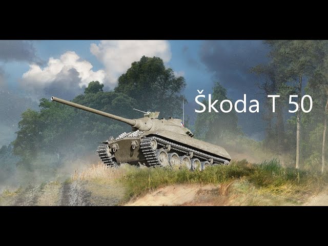 #346 Škoda T50 MT 3rd mark game 6.4k combined damage レッドシャイア 【wot console ps5】