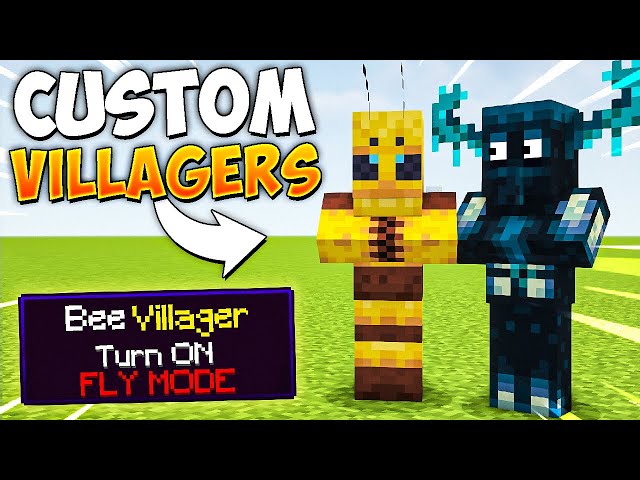 Minecraft But There are Custom Villagers...