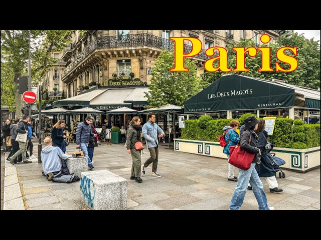 Paris, France🇫🇷 - Walk around Saint Germain des Pres in Paris | Paris 4K | A Walk In Paris