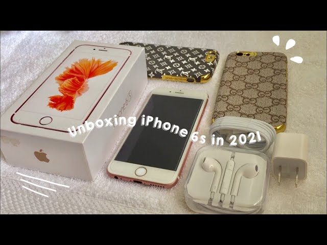 📦unboxing iPhone 6s in 2021