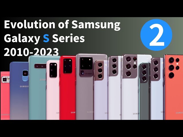 Evolution of Samsung S Series 2010-2023(Updated)