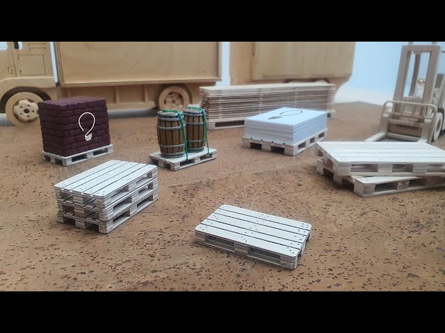 How to Make Miniature Pallets