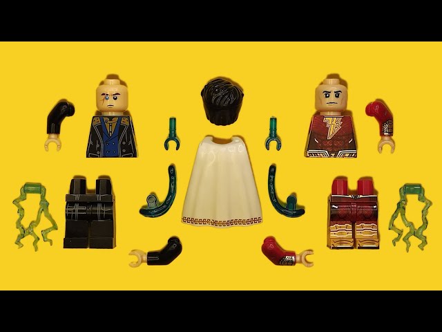 LEGO Billy Batson VS. Doctor Sivana | Shazam | Unofficial Minifigure | DC