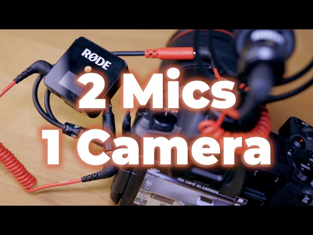 How to Easily Record Two Microphones Into One Camera | Left/Right Splitter | Y-Splitter | Røde SC11