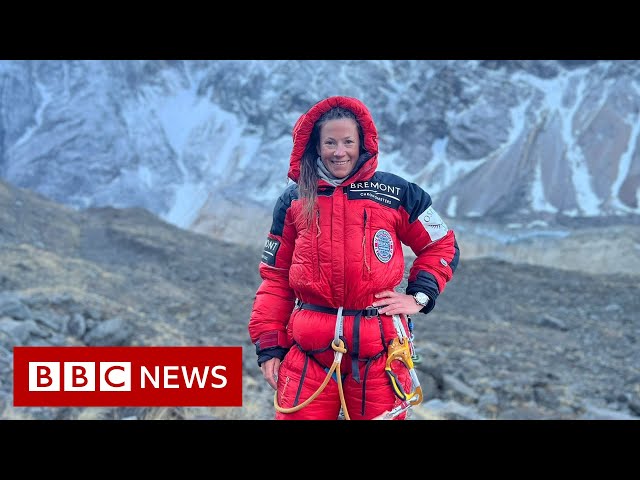 Norwegian woman close to climbing world's 14 highest mountains in record time - BBC News