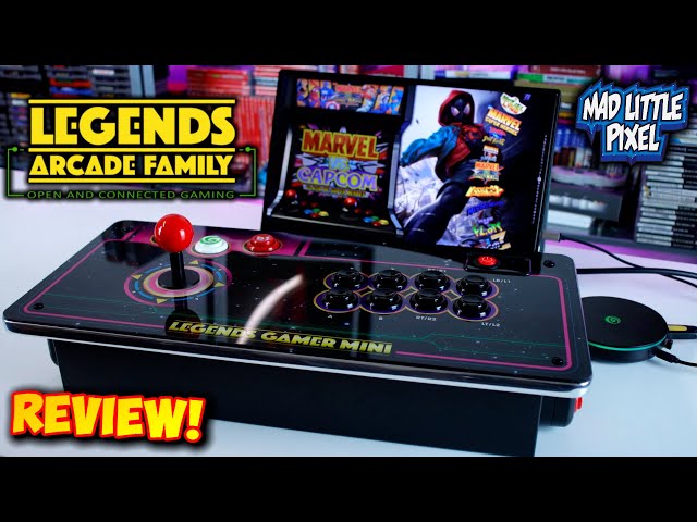 NEW AtGames Legends Gamer Mini REVIEW! Portable Arcade Gaming For $100!