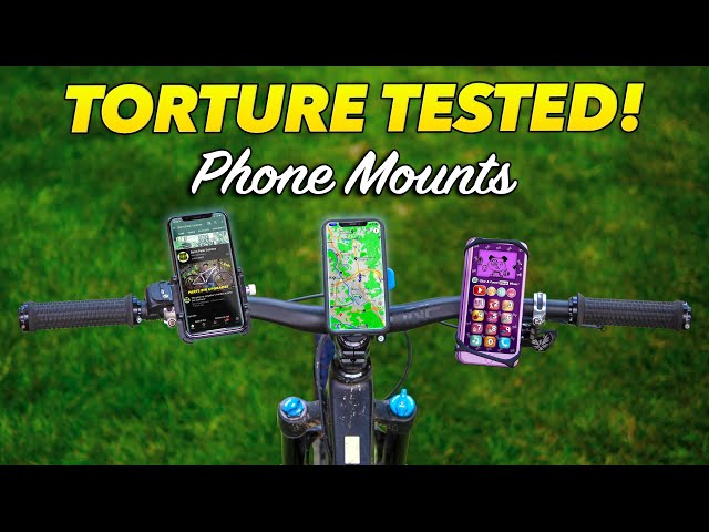 Tested brutally! Bicycle smartphone handlebar mounts