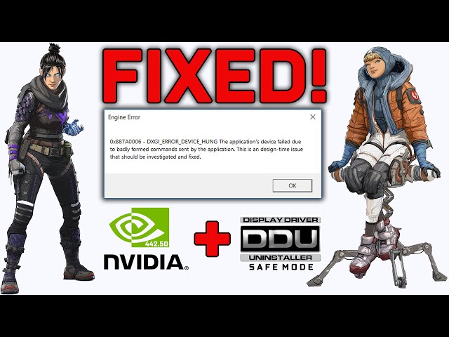 Fix Apex Legends DXGI_ERROR_DEVICE_HUNG (Official)