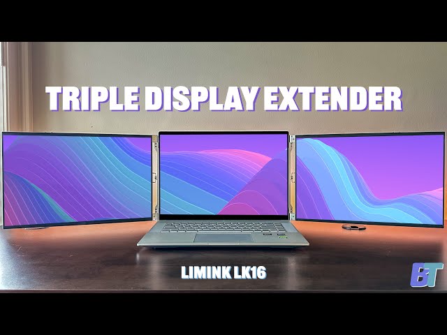 This PORTABLE DISPLAY for your laptop will BOOST your productivity - LIMINK LK16 Display