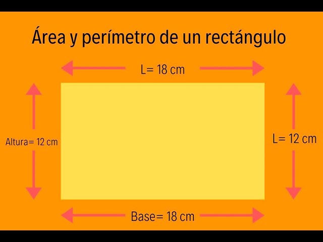 Cómo calcular el área y el perímetro de un rectángulo