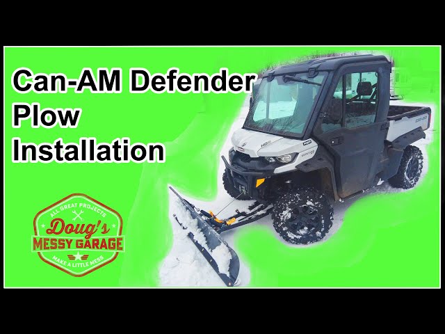 Pro-Mount Snow Plow Installation on a Can-Am Defender