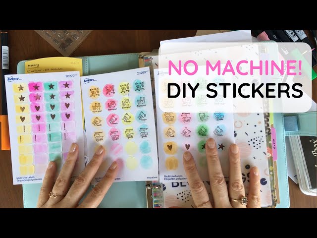 DIY Stickers Without Using a Machine!
