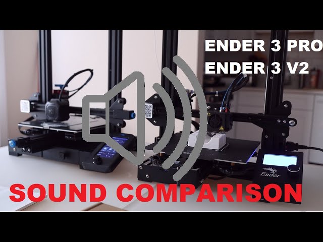 Ender 3 V2 VS Ender 3 PRO Sound Comparison