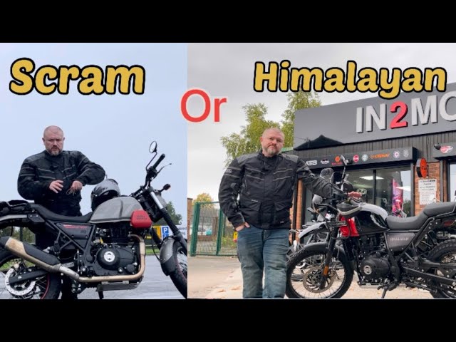 Scram 411 or Himalayan? Which Royal Enfield should you buy? Comparing both motorcycles. Best bike?