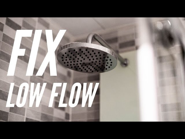Fix Your Low Flow in Your Bathroom | Sink, Shower, and Toilet Common Causes of Low Pressure