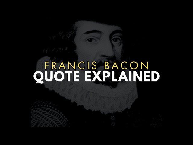 FRANCIS BACON | By Indignities Men Come To Dignities #francisbacon #quotes #wisdom #inspirational