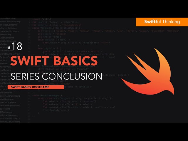 Learn Swift online for FREE Series Conclusion | Swift Basics #18