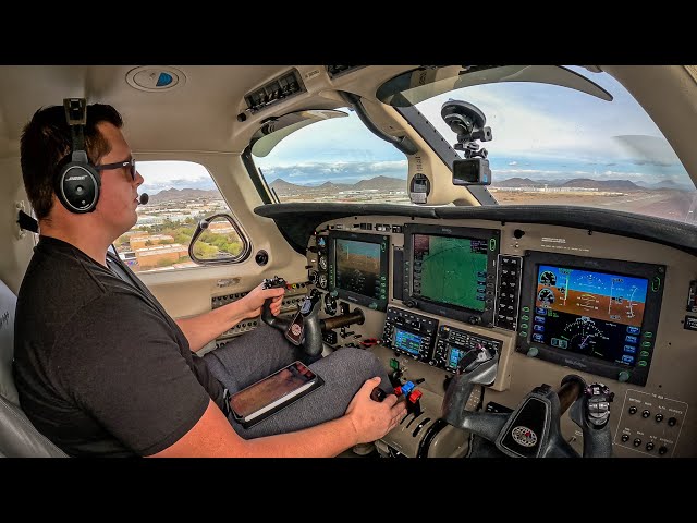 Flying the Piper Malibu/Mirage! FULL FLIGHT (SDL-DVT)