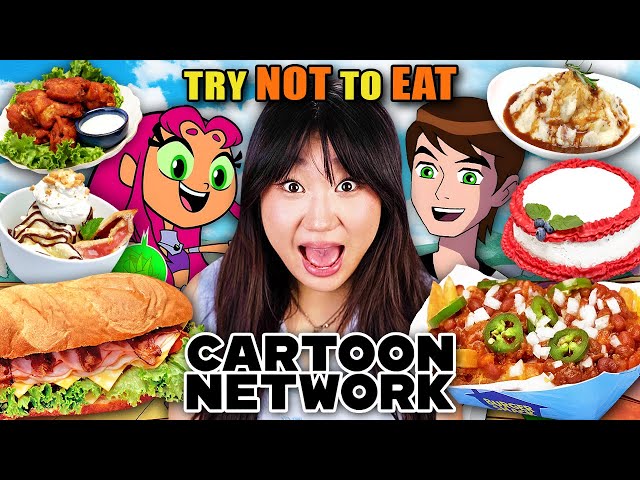 Try Not to Eat - Cartoon Network Food! | People vs Food