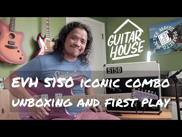 EVH 5150 Iconic Series Combo Amp Unboxing and First Play! Guitar House 2022 #guitarhouse