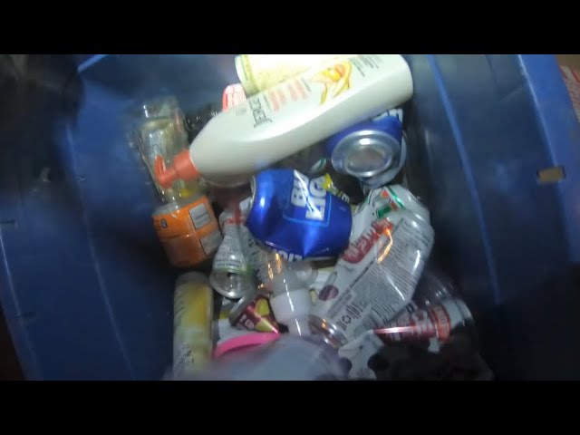Thursday Night collecting empties￼￼￼