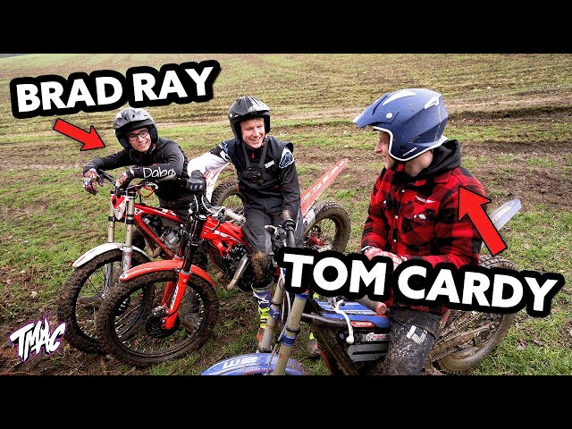 I had my best day on a Trials Bike with Bradley Ray and Tom Cardy!