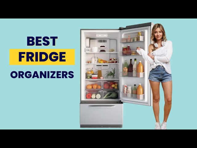 Organize your refrigerator efficiently with the best organizers! #organization
