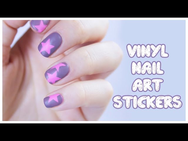 How To: Vinyl Nail Art Stickers | Hayls World
