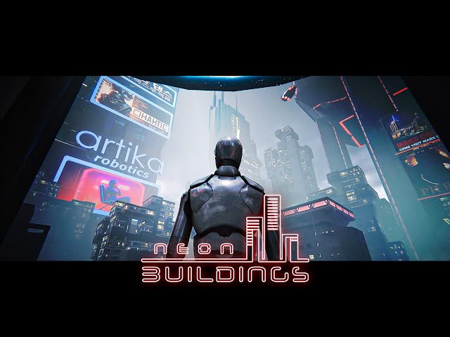 Neon Buildings Trailer [Unity Blueprint Pack]