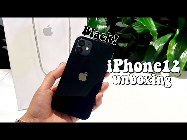 iPhone12 Black Unboxing🖤 256GB, AUR Brisbane Apple Store