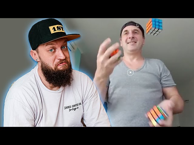 He SOLVED Rubik's Cubes While JUGGLING?!!