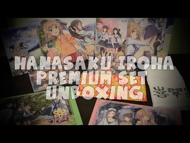 Hanasaku Iroha Premium Bonus Set Unboxing