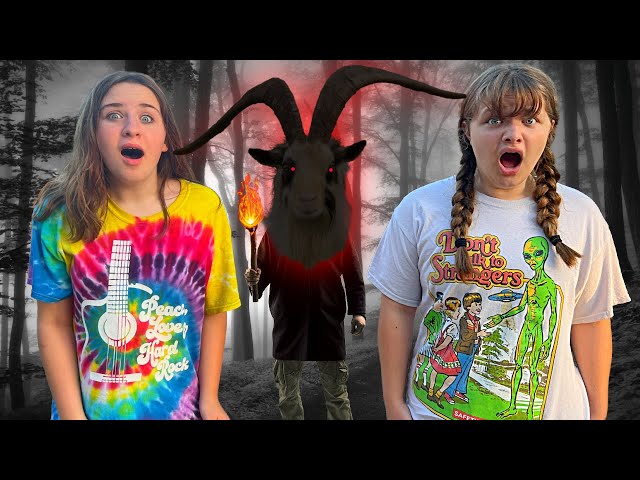 DiD WE FIND THE GOATMAN?! THE LEGEND of GOAT MAN FOREST!