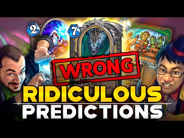 The Most Ridiculous Streamers Predictions: The Best  Cards from the Descent of Dragons | Hearthstone