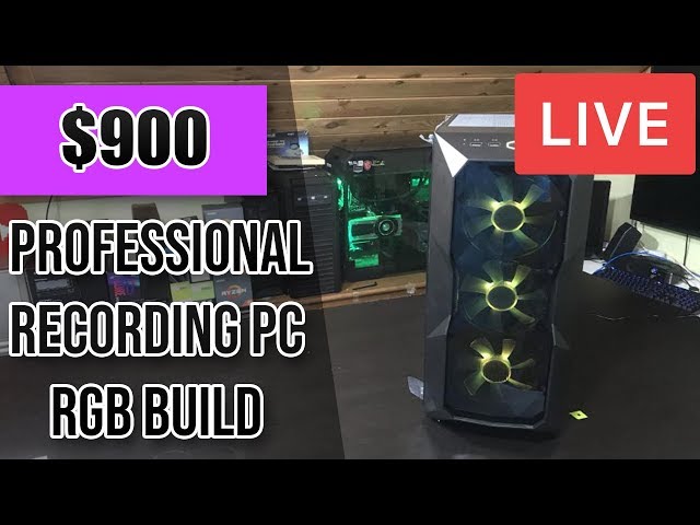 Part 1 - [Livestream Archive] $900 RGB Professional Ryzen 2600, 1060 6GB Recording/Gaming PC build