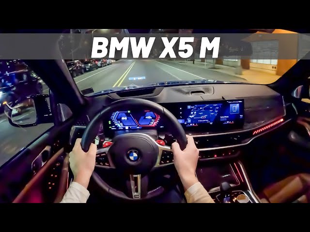 2024 BMW X5 M Competition | POV NIGHT DRIVE