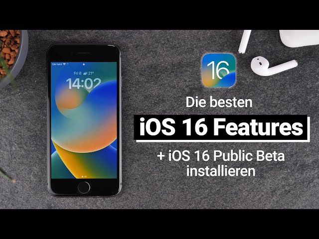 Die besten neuen iOS 16 Features & iOS16 installieren!