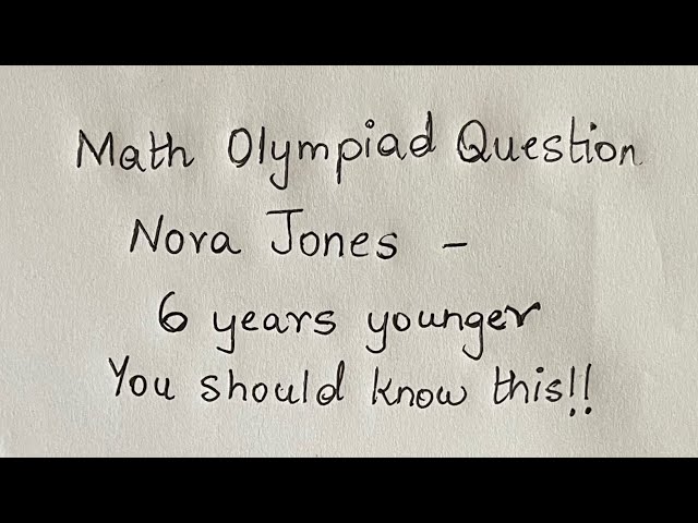 Nora Jones - 6 years younger | You should know this!!