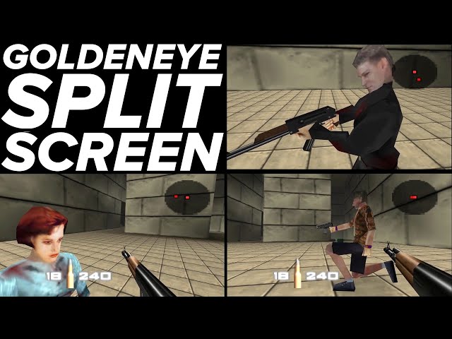 GoldenEye Split Screen Multiplayer: WHO IS BEST BOND? Jane vs. Mike vs. Andy