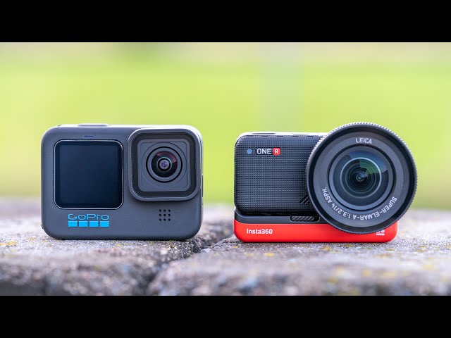 GoPro Hero 10 Black vs Insta360 One R 1 Inch - Different approach