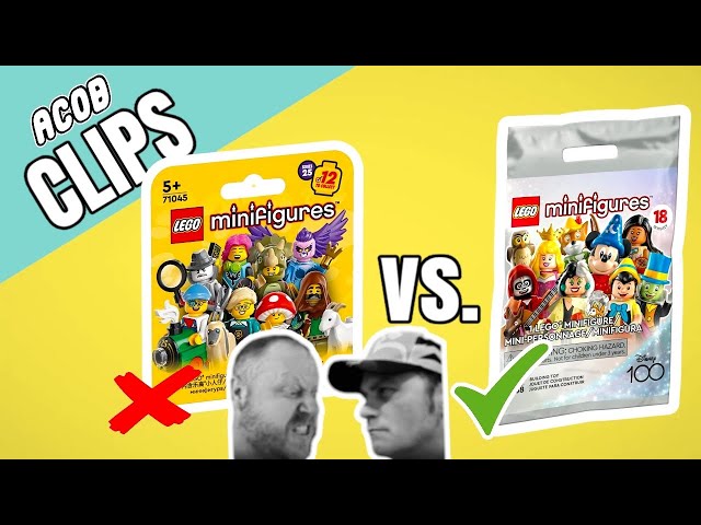 LEGO CMF Debate Boxes or Bags~?!? w/@BrickHive - ACOB Clips