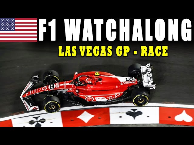 🔴 F1 Watchalong - Las Vegas GP RACE - with Commentary & Timings