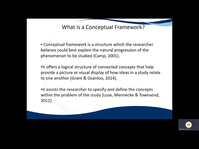 Theoretical and Conceptual Frameworks in Research