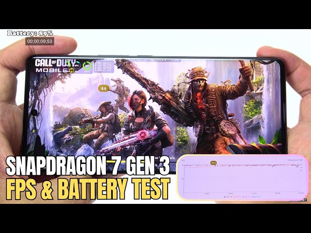 Vivo V30 test game Call of Duty Mobile CODM | Snapdragon 7 Gen 3