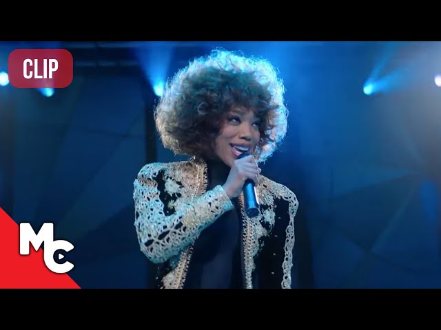 Whitney Houston Hits No. 1 | I Wanna Dance With Somebody Movie Clip | Naomi Ackie & Stanley Tucci