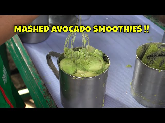 Avocado Shake Without Blender | Pokat Kocok Simpang Glugur | Indonesian Street Food