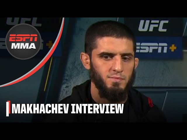 Islam Makhachev's pre-fight interview before facing Alexander Volkanovski at #UFC294 | ESPN MMA