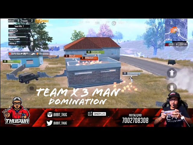 SouL vs Crawl • TeamX 3 Man Domination • Tier 1 Scrims Highlights • PUBG Mobile • Villager Esports